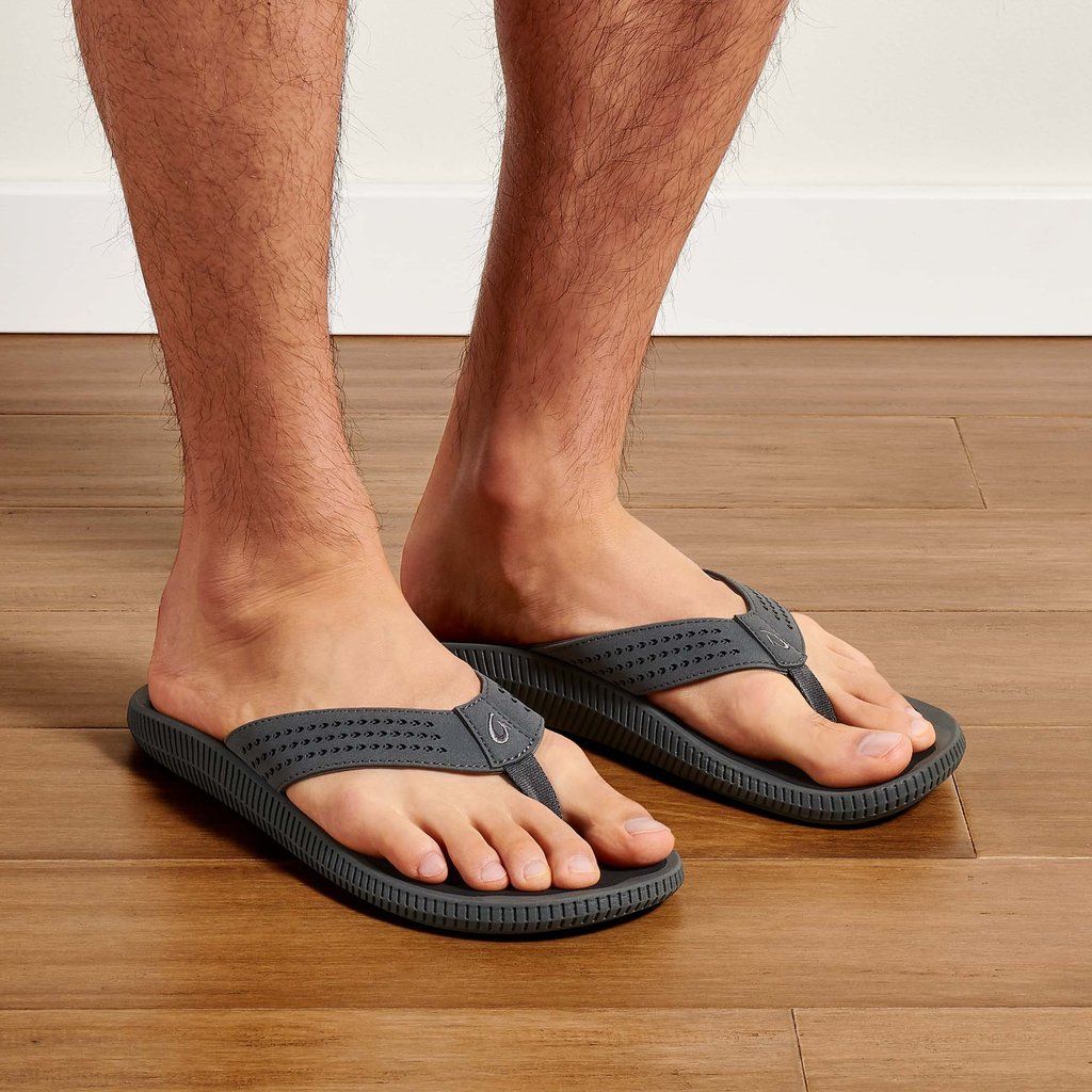 Sandalias Olukai Ulele - Chanclas Hombre Grises 20793-520